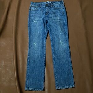 New York & Company Blue Straight-Leg Jeans